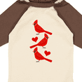 thumbnail image 4 of Inktastic Cardinal Cute Bird Watching Boys or Girls Long Sleeve Baby Bodysuit, 4 of 5