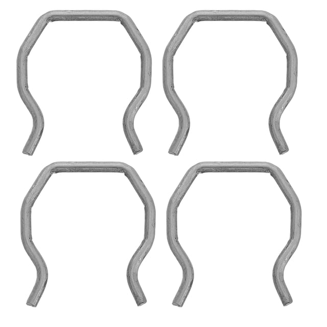 SHISUYAN 4pcs Iron Fuel Injector Connector Clips Diesel Engine Fuel Plug Retainer Clamps Car Fuel Injector Connector Clamps Compactible For Ford Powerstroke