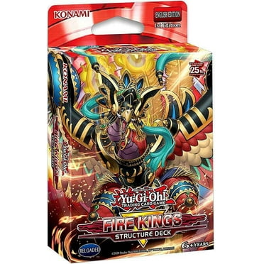 YuGiOh Trading Card Game Fire Kings Structure Deck (48 Cards)