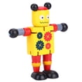 thumbnail image 1 of Wooden Robot Toys Cute Learning Educational Kids Children Robots, 1 of 7
