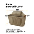 thumbnail image 4 of Classic Accessories Hickory® Grill Cover - Rugged BBQ Cover with Advanced Weather Protection, Large, 64-Inch, 4 of 15
