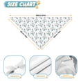 thumbnail image 6 of Dog Bandana 1 Pack,Light Blue Christmas Snowman Pattern Bandanas for Dogs,Cat Bandana,Small/ Large Dog Bandana 2 Size,Dog Bandanas Girl Boy, 6 of 6