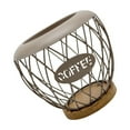 thumbnail image 2 of CoudarTitie Coffee Pod Holder Bar Accessories Counter Decor Espresso Capsules Holder Storage brown, 2 of 9
