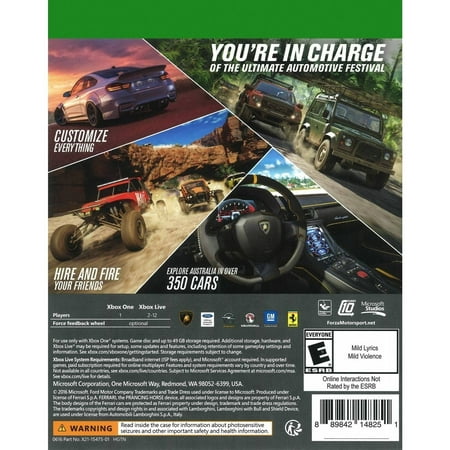 Pre-Owned - Forza Horizon 3, Microsoft, Xbox One, 889842148251