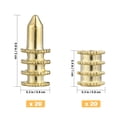 thumbnail image 2 of MasteelfCA 20pcs Metal Alignment Pin Zinc Alloy Positioning Rods Table Leaf Dowels Metal Table Pin Table Bolt Sleeves, 2 of 8