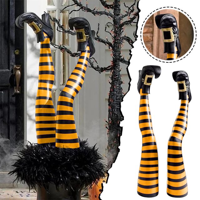 Decorative Prosthetic Leg Props And Telescopic Pole Strange Decoration