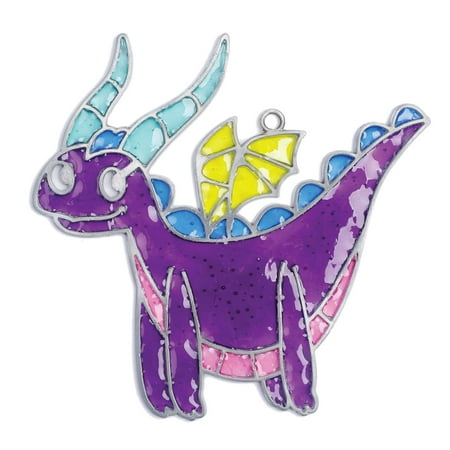 UPC: 0195158695847 | Dragon Color Your Way Bake It Suncatcher Kit by Creatology™