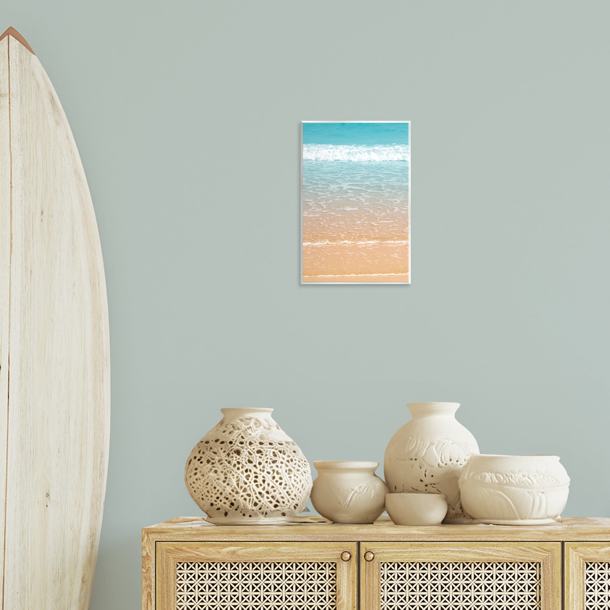 Stupell Industries Clear Waters Shore Nautical & Beach Photography Unframed Art Print Wall Art, 10 x 15