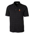 thumbnail image 2 of Men's Cutter & Buck Black UCF Knights Vault Advantage Tri-Blend Space Dye Big & Tall Polo, 2 of 3