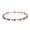 Blue-Rose, variant on 14K Gold Plated 3mm Cubic Zirconia Classic Adjustable Tennis Bracelet |Gold Bracelets for Women |Bride Bracelet for Wedding|Size 6.5-8 Inch