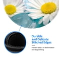 thumbnail image 5 of Disketp Daisy Flowers Small Mouse Pad 7.9x7.9 Inches,Washable Round Mousepad For Office Laptop Computer,Non-Slip Rubber Base Mouse Pads For Wireless Mouse, 5 of 8