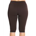 thumbnail image 4 of LoTiSee Women High Waist Knee Length Stretch Capri Leggings, Premium Cotton Skin-friendly Comfortable Casual Cropped Long Tights For Daily Sports, 4 of 5