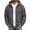 Dark Gray, variant on Mens Zip Up Hoodie Fall Essentials Jackets Light Weight Long Sleeve Sweatshirt Plain Fall Clothes Cool Gym Lightweight Workout M