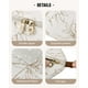 thumbnail image 5 of Bolsa de maquillaje EACHY Travel de gran capacidad impermeable F-Beige, 5 of 8