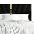 thumbnail image 6 of Castle Place Contemporary Velvet Queen Upholstered Bed with 2 Nightstand and Bench, Black, 6 of 18