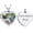 Customize, variant on Personalized Glass Heart Cremation Jewelry - Photo Custom Photo Ashes Necklace Memorial Cremation Necklace Cremation Jewelry for Women Men