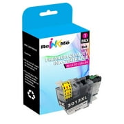 ReInkMe Compatible LC3013BK Black Ink Cartridge for Brother MFC-J491 MFC-J497DW