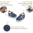 thumbnail image 5 of infant baby boys girls Summer Beach Sandals Non Slip Soft Rubber Sole Toddler Outdoor Closed-Toe First Walker Shoes, 5 of 6
