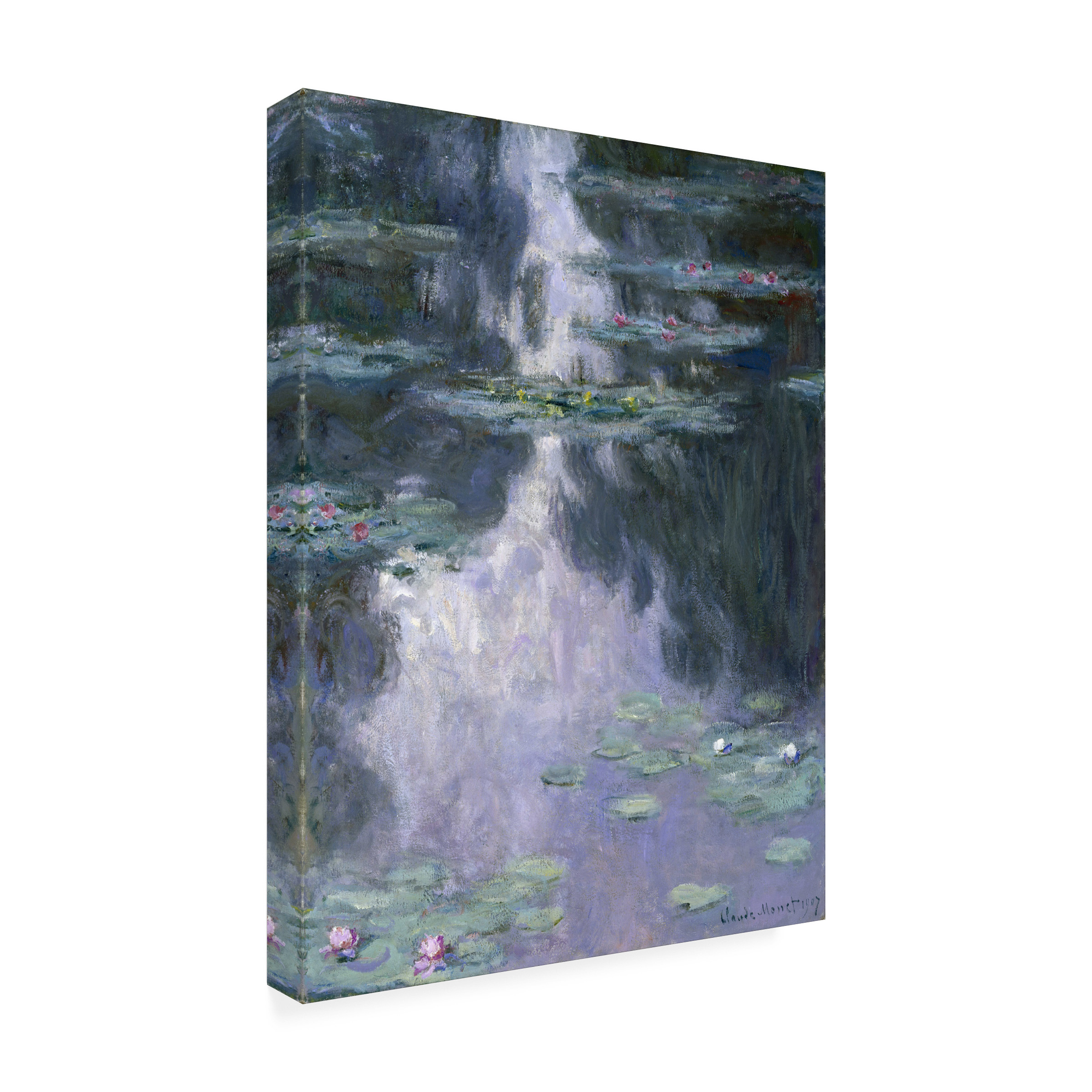 Monet 'Water Lilies Nympheas 2' Canvas Art