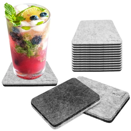 

Felt Coasters for Drink Set of 12 Pcs (Square)