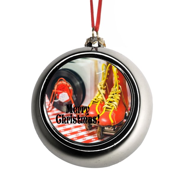 Retro Christmas Ornaments Roller Skate Ornament Christmas DÃ©cor
