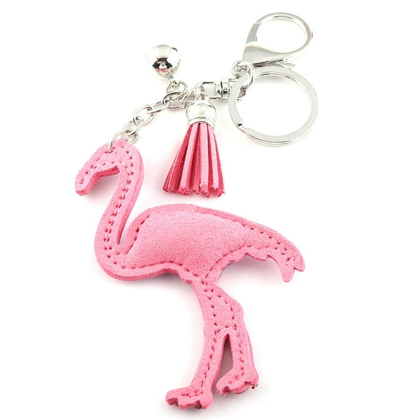 Key Ring Key Chain Ring Flamingo Keychain Bird Key Ring Elegant