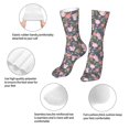 thumbnail image 3 of KLL Pigs 1 Print Womens Crew Socks Athletic Middle Tube Long Socks Novelty Socks Gifts For Men, 3 of 7