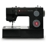 SINGER Heavy Duty 4432 High-Speed Black Sewing Machine with Accessory Kit | Strong Motor with Enhanced Piercing Power, 110 Stitch Applications, Full Metal frame, 1-step Buttonhole & LED Light