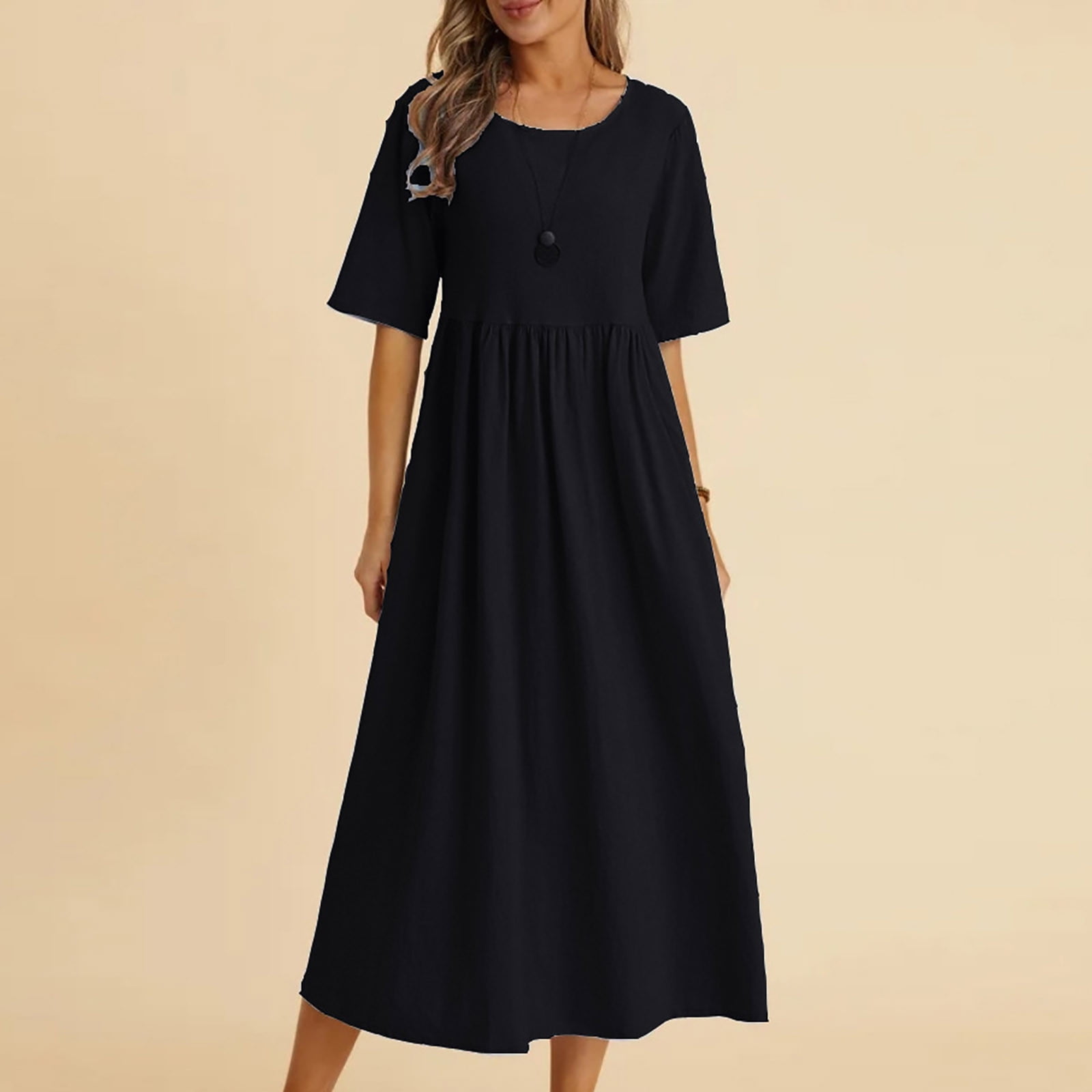 Womens Formal Dresses for Wedding Summer Loose Fitting Dress