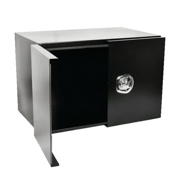 36"x24"x24" Steel Truck Bed Tool Box Underbody Storage w/ Barn Door Key