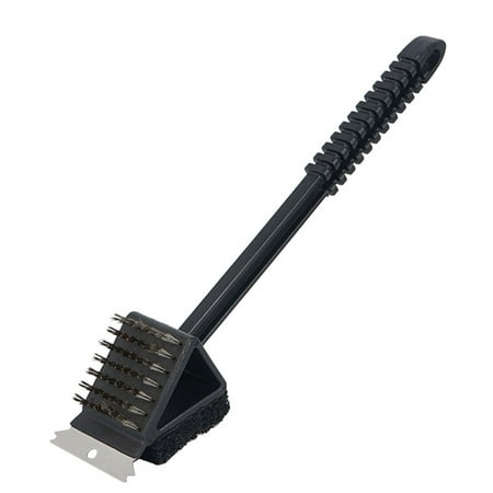 

3 In 1 Kitchen Steel Wire Barbecue Grill Brush Cleaning Tool BBQ Corner