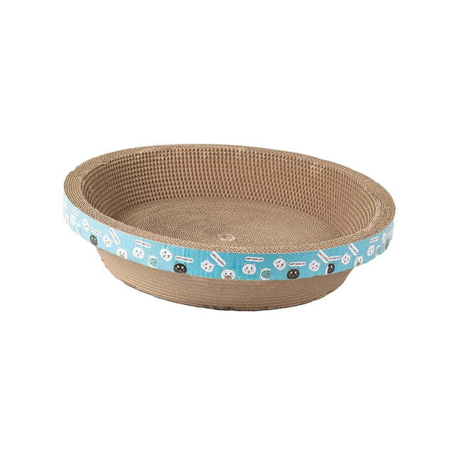 Chat Griffoir en Carton Chat Lits Chaton Jouet Interactif Maison Griffe M