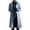 Blue Jacket for Men, variant on hopeusince Men's Lapel Long Sleeve Solid Color Button Up Slim Fit Wool Coat Jacket Outwear with Pockets Black L