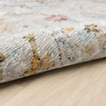 thumbnail image 4 of Ox Bay Ada 7'6" Round Gray/Green Floral Durable Indoor Area Rug, 4 of 8