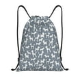 thumbnail image 1 of Lukts Poodle Dog Pattern Drawstring Backpack Bag Sport Gym Sackpack,String Backpack Sport Bag Sack,Cinch Tote Gym Backpack-Medium, 1 of 6