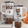 thumbnail image 3 of Personalized Dog Tumbler with West Highland White Terrier Dog’s Name – Custom Travel Coffee Cup 40oz, Travel Coffee Cup, Gift for Mother's day, Father's day, Christmas UTrupD, 3 of 6