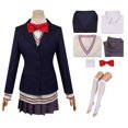 thumbnail image 3 of Disfraz de fantasía de Anime Dandadan Aira Shiratori para mujer y niña, uniforme escolar, traje de Carnaval de Halloween, 3 of 5