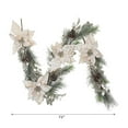 thumbnail image 2 of Poinsettia And Pinecone Garland, 2 of 3