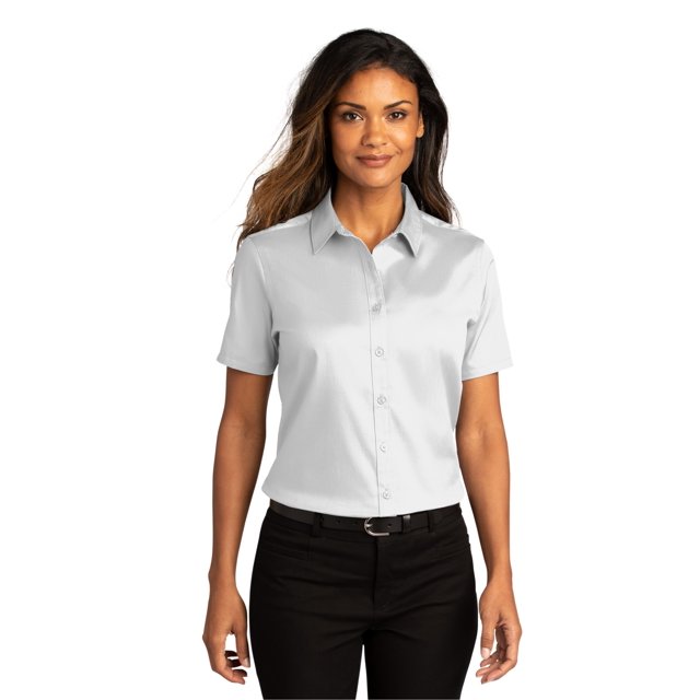Port Authority Chemise à Manches Courtes SuperPro React Twill pour Femmes - LW809
