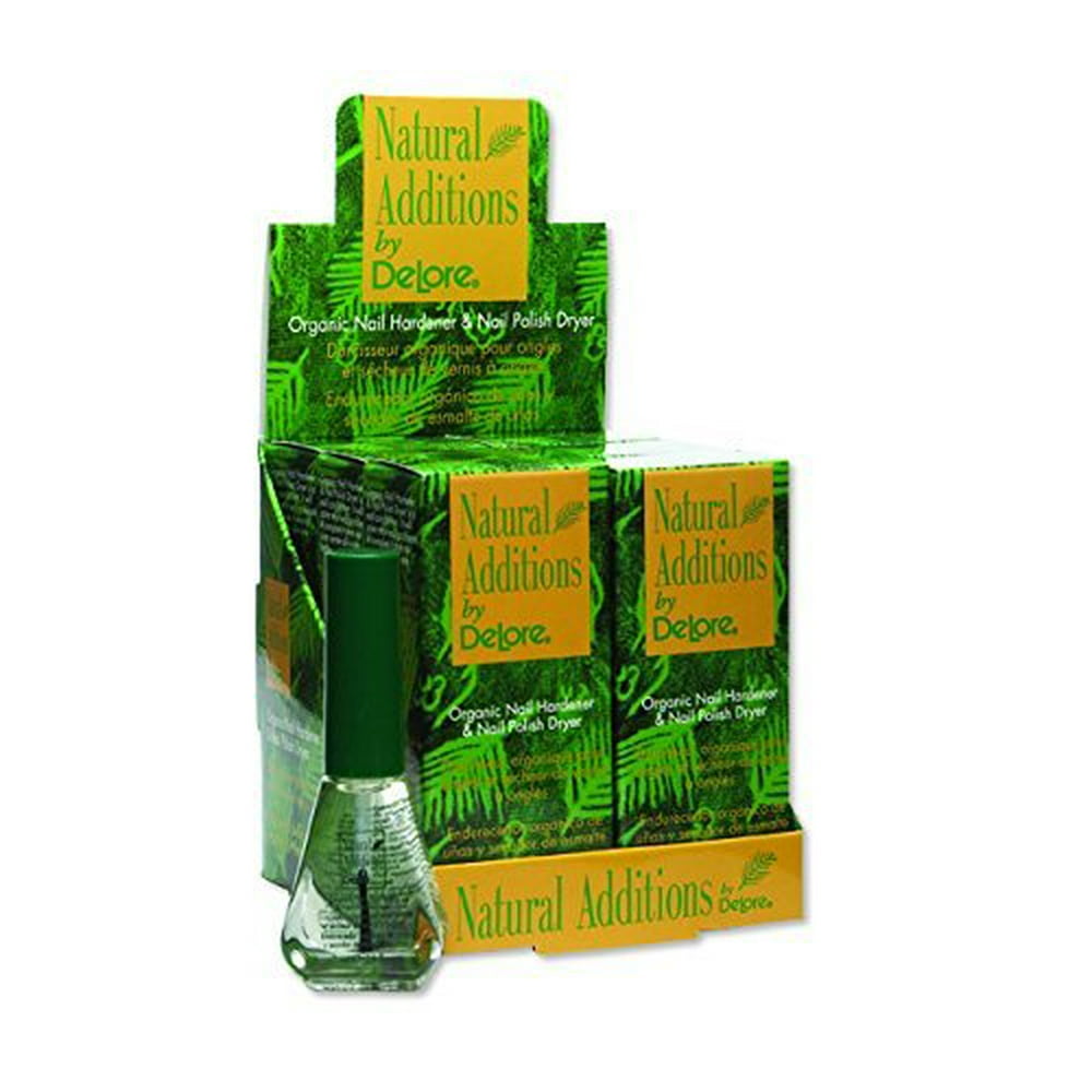 Delore for Nails Organic Nail Hardener and Nail Polish Dryer, 0.25