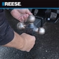 thumbnail image 2 of Reese Towpower 7039800 Tri-Ball Trailer Hitch Ball Mount, 1-7/8 Inch, 2 Inch, 2-5/16 Inch Trailer Hitch Balls, Fits 2 Inch Square, 2 of 6