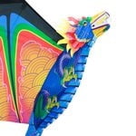 X Kites Supersized Deluxe Dragon Nylon Kite, 76 Inch Wingspan, Durable Airframe, Ready to Fly, Includes TriWinder and Skytails