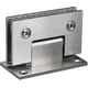 thumbnail image 1 of Frameless Glass Door Hinges Shower Room Accessories 90 Degree Glass Door Hinge Hinge Stainless Steel Bathroom Clip (sliver)(1pcs), 1 of 5