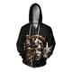 thumbnail image 3 of Sudaderas de otoño para hombre Sudadera con capucha informal para hombre Sudadera con capucha con estampado templario y espartano Sudadera con capucha holgada Sudadera con capucha con cremallera Ropa, 3 of 5