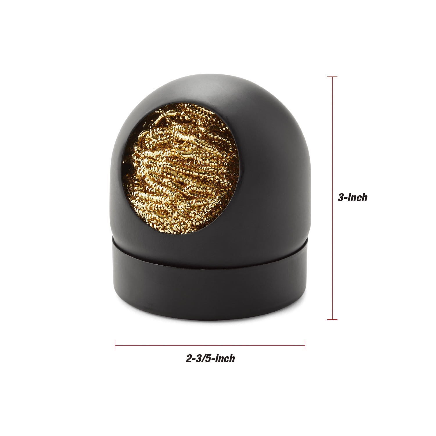 Hyper Tough 2-Piece Soldering Iron Tip Cleaner with Brass Wool