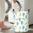 thumbnail image 4 of Cute Lizard Gecko Cactus Green Laundry Basket, Laundry Hamper Waterproof Laundry Bag Clothes Hamper Laundry Bin with Handles for Bedroom, Living Room, Kids Room-#, 4 of 5
