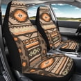 thumbnail image 3 of Yuyamidu Aztec Western Geometric Car Seat Covers Front Seats Only, Non-Slip Bucket Seat Cover Waterproof Universal Fit for Car Truck Van and SUV Comfortable, Brown, 3 of 7