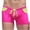 Hot Pink, variant on SDJMa Men's Beachwear Summer Holiday Swim Men's Low Waist Solid Color Striped Drawstring Hot Spring Quick Dry Swimming Briefs