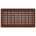 thumbnail image 4 of Cast Iron Air Return Grill | Powder Coated Return Vent Covers For HVAC Duct | Air Vent Covers for Floors, Walls & Ceiling | Size 9" x 20" VR-100 | Black, 4 of 6
