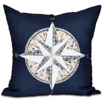 Simply Daisy 16" x 16" Compass Geometric Print Pillow